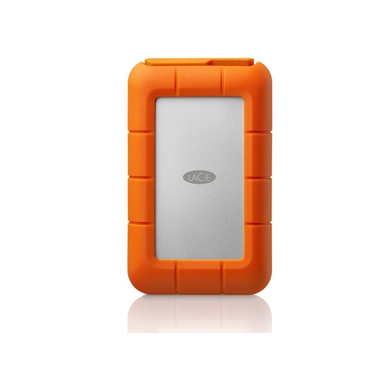 Εξωτερικός σκληρός δίσκος LaCie Rugged 2TB 2.5" USB 3.0 STFR2000400 Ασημί/Πορτοκαλί image 1