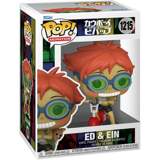 Funko Pop! Animation - Cowboy Bebop - Edward On Scooter With Ein #1215 image 1