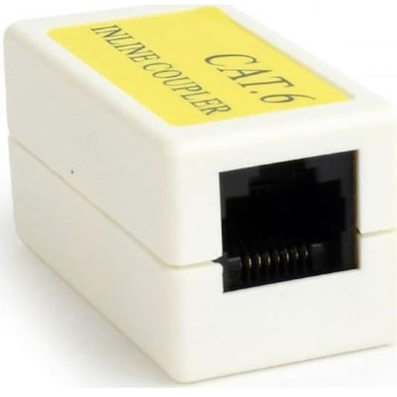 Αντάπτορας Cablexpert Cat6 LAN Coupler - White (nca-lc6-01) image 0