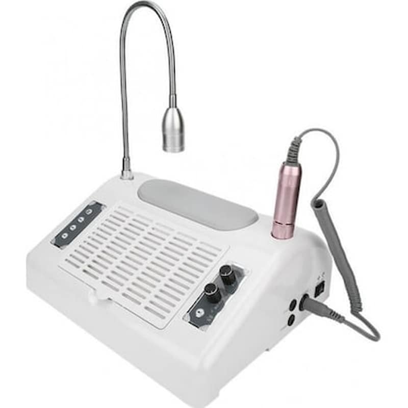 Επαγγελματικός Τροχός - Λάμπα Νυχιών Και Συλλέκτης Σκόνης Με Led Φωτισμό Salon Expert 5 In 1 Bq777 OEM