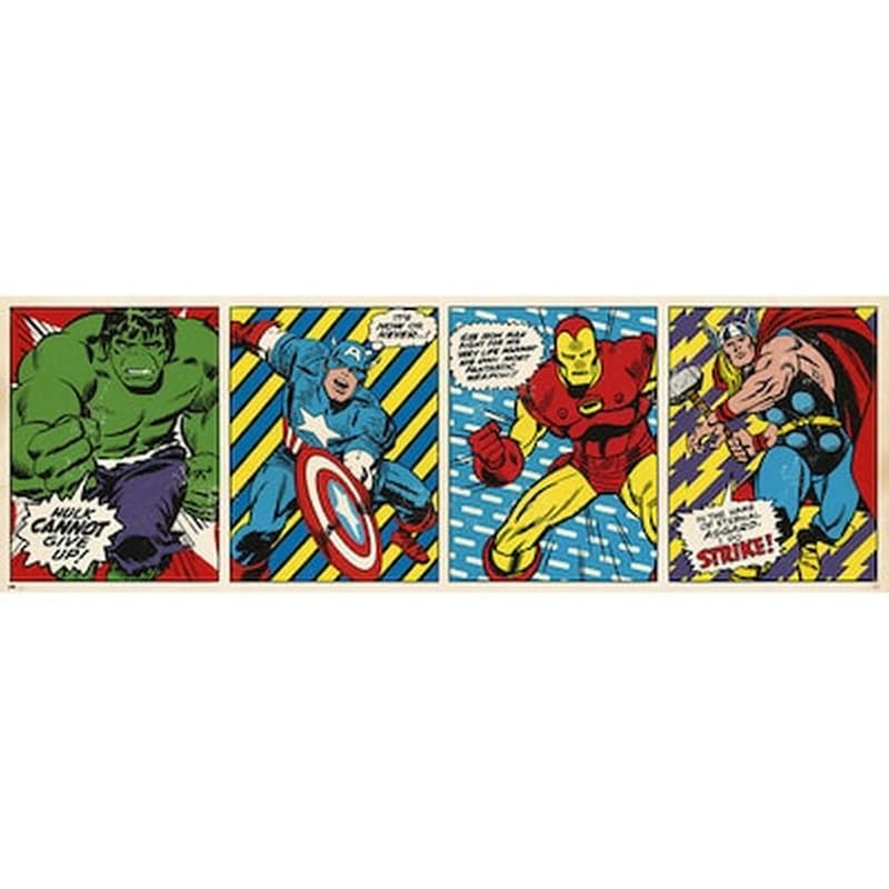 ERIK Αφίσα Avengers Avengers Οριζόντια 158 x 53 cm