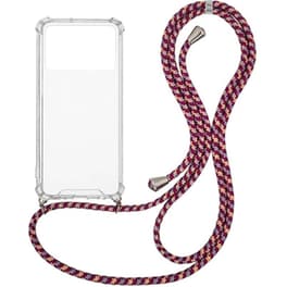 Θήκη Xiaomi Poco X4 Pro 5G - Sonique Armor Clear Με Κορδόνι - Μπορντό