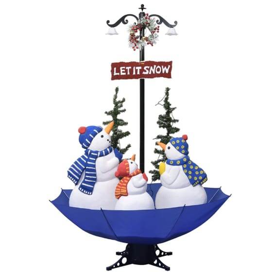 Χριστουγεννιάτικο Δέντρο VidaXL Χιονισμένο με Βάση 1.70m - Πράσινο image 0