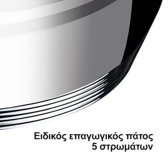 Σετ Κατσαρόλες Από Ανοξείδωτο Ατσάλι Και Επαγωγική Βάση 27 Τεμαχίων Homevero Hv-1027 image 4