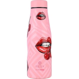 Μπουκάλι Θερμός Estia Home Art Travel Flask Save the Aegean Blush Pop 500ml