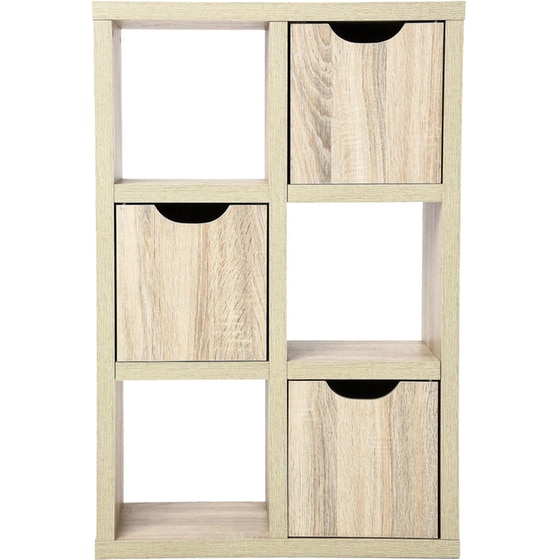 Ραφιέρα Spitishop από Μοριοσανίδα 29.5x95cm - Καφέ image 1