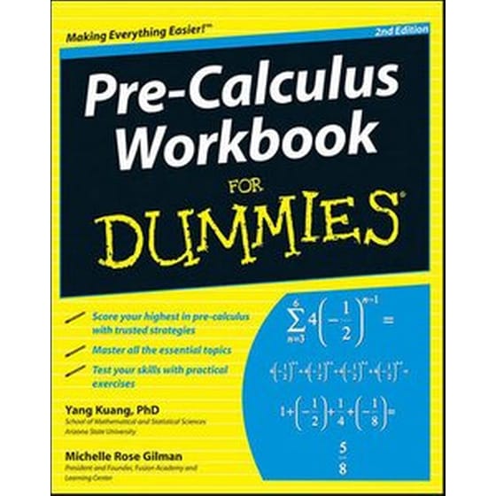 Pre-Calculus Workbook For Dummies image 0