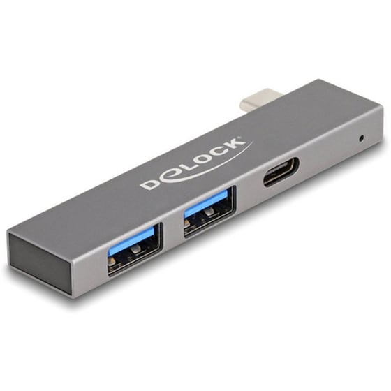 USB Hub Delock 64275 USB-C με  3 θύρες - Γκρι image 0