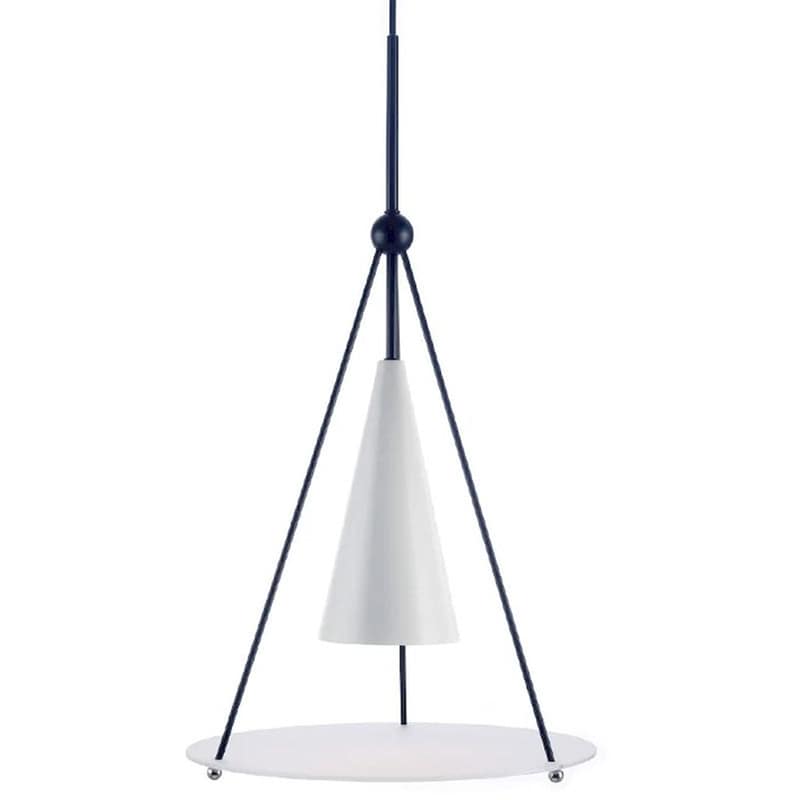 Φωτιστικό Οροφής Μονόφωτο Aca Temple Hm281p33wb Γυάλινο - Λευκό/Μαύρο ACA DECOR