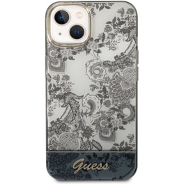 Θήκη Apple iPhone 14 Plus - Guess Porcelain Collection Hard Case - Γκρι