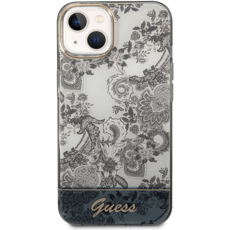 GUESS Θήκη Apple iPhone 14 Plus - Guess Porcelain Collection Hard Case - Γκρι