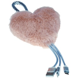Καλώδιο-μπρελόκ FunkyFish Babe USB σε Micro-USB και Lightning - 9 cm