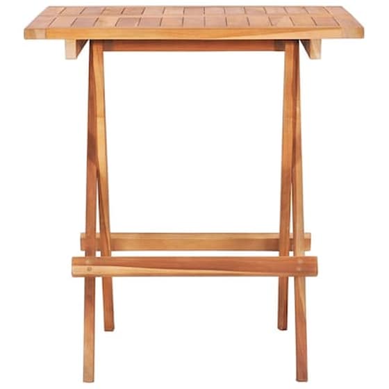 Vidaxl Σετ Επίπλων Mπιστρό 3 Τεμ. Μασίφ Ξύλο Teak Με Ανθρακί Μαξιλάρια image 4