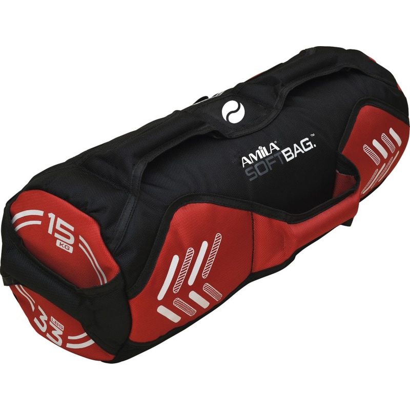 AMILA Power Bag 15kg Amila Soft Bag 90671 από Ύφασμα Cordura - Κόκκινο/Μαύρο