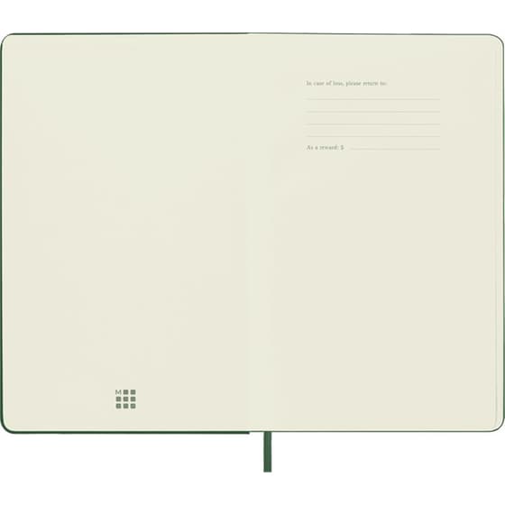 Ημερολόγιο Ημερήσιο Moleskine 2025 12M Large Myrtle Green Hard image 3