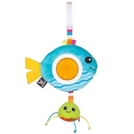 Benbat Βρεφικό Κρεμαστό Παιχνίδι Dazzle Friends Rattle Fish