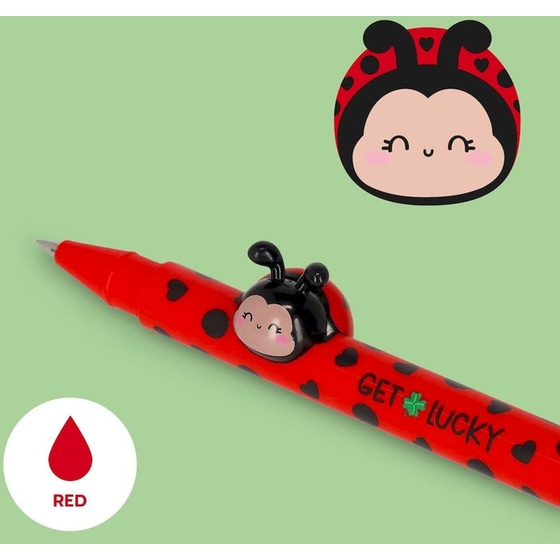 Στυλό Gel Legami Lovely Friends Ladybug 0.5mm Κόκκινο image 1