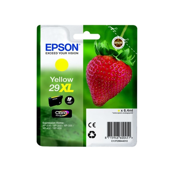 Epson 29XL Κίτρινο Μελάνι Εκτυπωτή C13T29944010 image 0