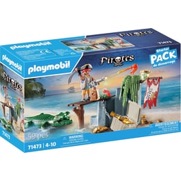 PLAYMOBIL® Pirates Starter Pack Πειρατής με Αλιγάτορα (71473)