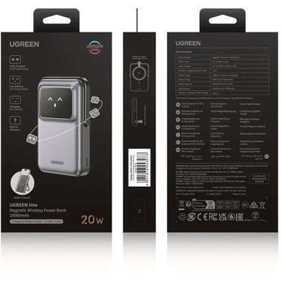 Powerbank Ugreen PB572 10.000mAh 20W - Grey image 1