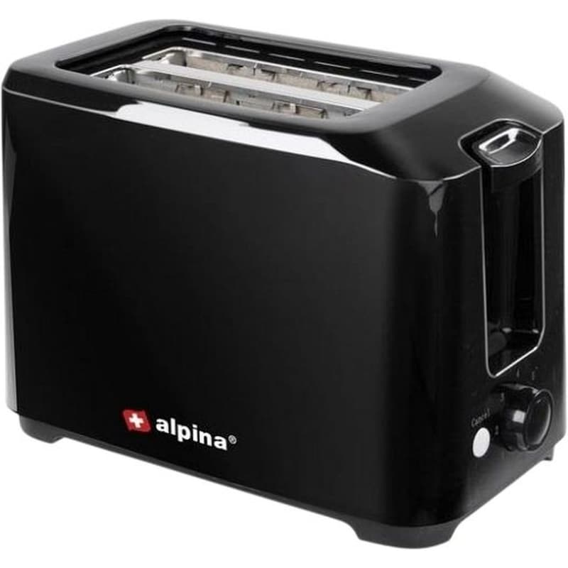 ALPINA SWITZERLAND 00104770 2 Θέσεων 700 W Μαύρο Φρυγανιέρα
