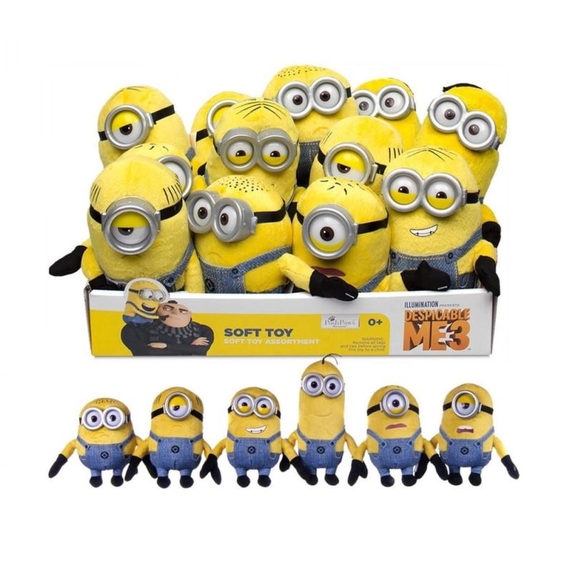 PLAY BY PLAY Λούτρινο PLAY BY PLAY Minions - Φιγούρα (18cm) (Τυχαίο Σχέδιο)