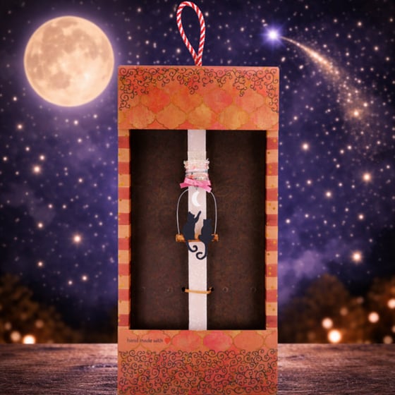 Λαμπάδα&nbsp;Synchronia&nbsp;Γατούλες&nbsp;στο&nbsp;Φεγγάρι&nbsp;Ροζ image 4