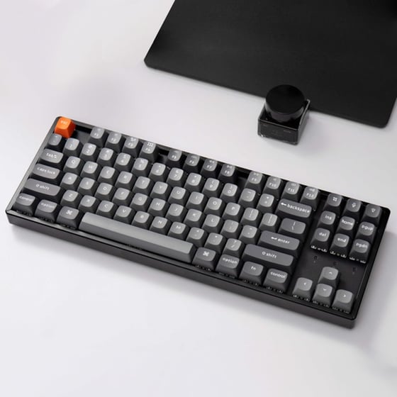 Keychron K8 Max QMK Gaming Μηχανικό Ασύρματο Πληκτρολόγιο Tenkeyless με Super Brown διακόπτες και RGB Μαύρο (US) image 3