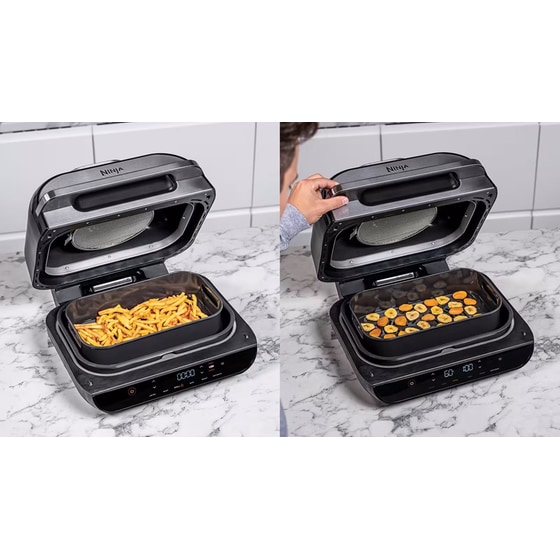 NINJA AG551EU FOODI MAX με Καπάκι 2460 W 3.8 L Μαύρο Φριτέζα Αέρος image 5