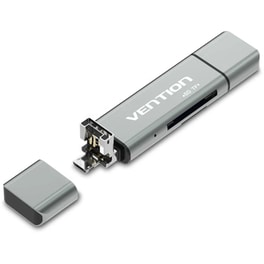 Card Reader Vention CCJH0 USB 2.0 - Γκρι