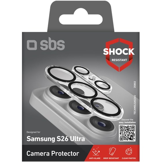 Προστατευτικό καμερών Samsung Galaxy S26 Ultra - SBS Camera Lens Protector image 1