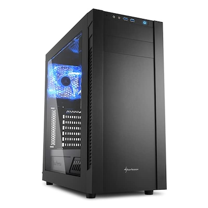 SHARKOON Κουτί Desktop Sharkoon S25-W Midi-Tower - Μαύρο