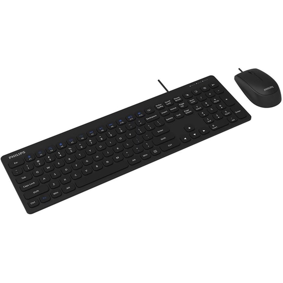 Philips SPT6207BL 2000 series Ενσύρματο Σετ Πληκτρολόγιο - Ποντίκι Black image 2