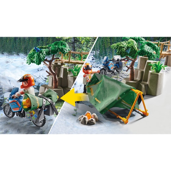 PLAYMOBIL® Rescue Action Επιχείρηση διάσωσης μοτοσικλετιστή στο βουνό (70663) image 3