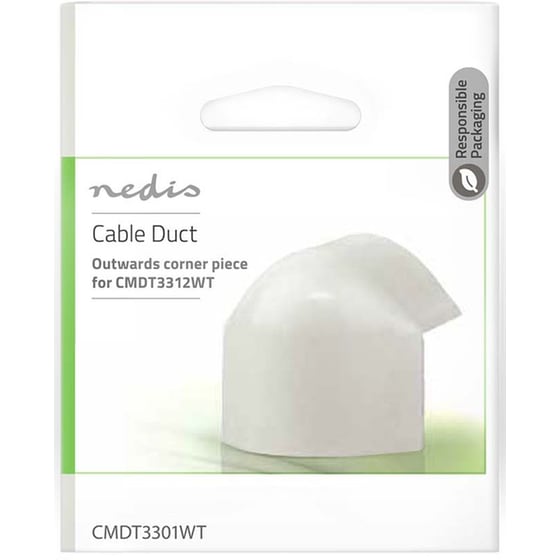Διαχειριστής Καλωδίων Nedis Duct Over corner CMDT3301BK - Μαύρο image 4