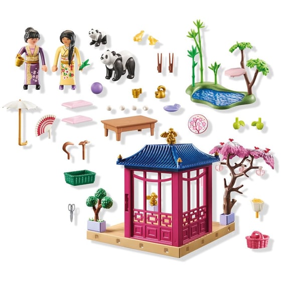 Playmobil Ασιατικός Κήπος Με Κιόσκι Και Πάντα (71762) image 4