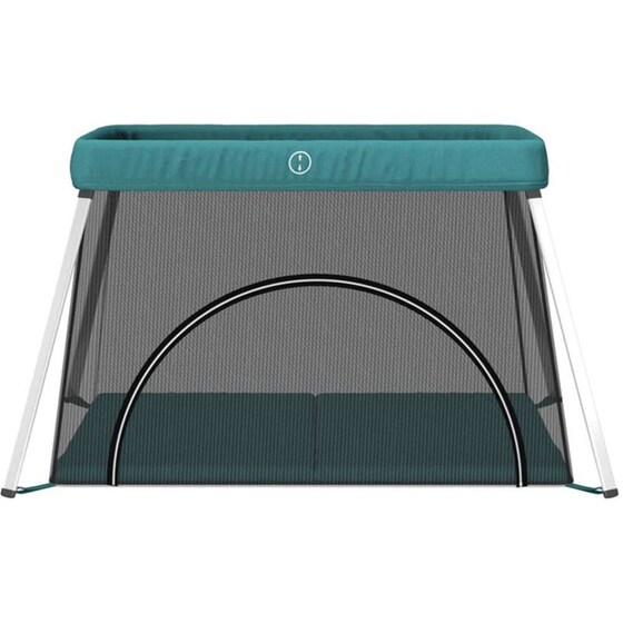 Παρκοκρέβατο VidaXL με Στρώμα & Δίχτυ Πράσινο image 1