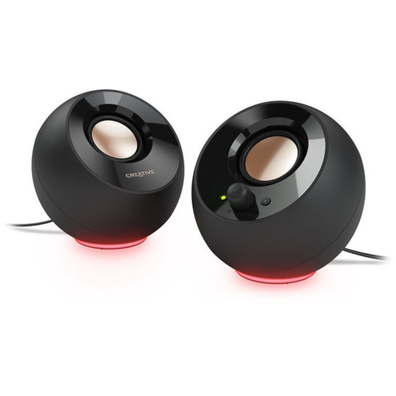 Ηχεία Υπολογιστή 2.0 Creative Pebble RGB 4.4W - Μαύρο image 0