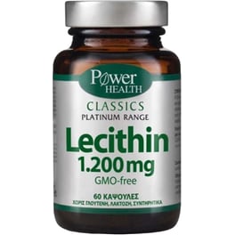 Ειδικό Συμπλήρωμα Διατροφής Power Health Classics Lecithin 1200mg - 60 κάψουλες