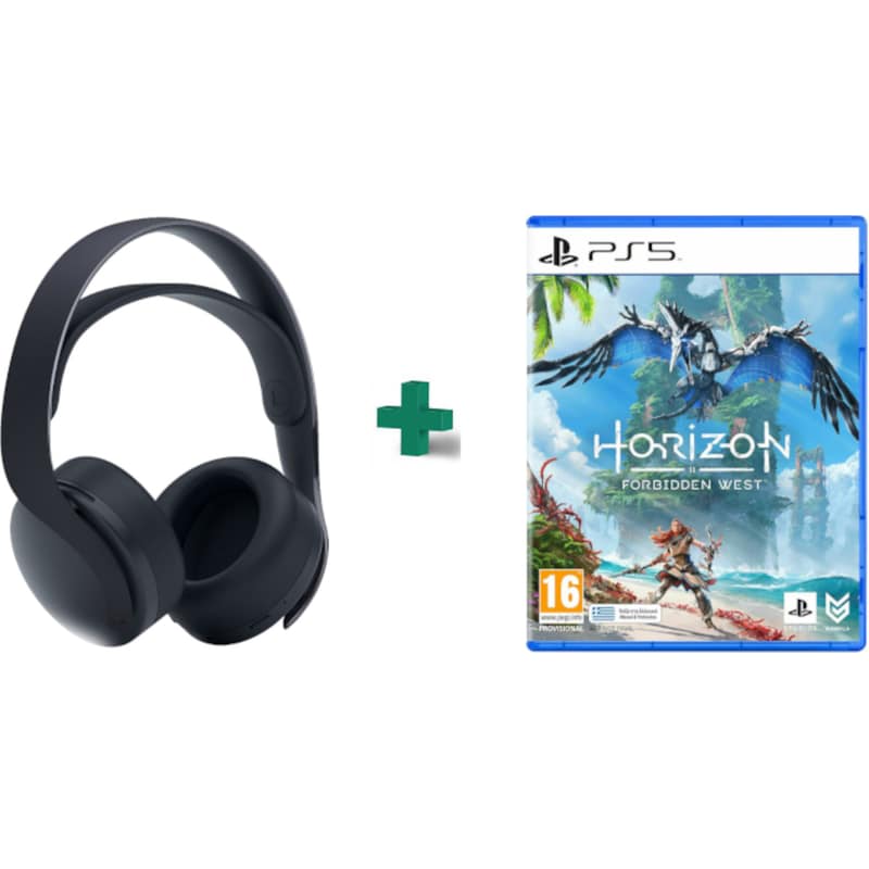 Sony PS5 Pulse 3D Wireless Headset – Ασύρματα Ακουστικά Κεφαλής – Μαύρο + Horizon Forbidden West