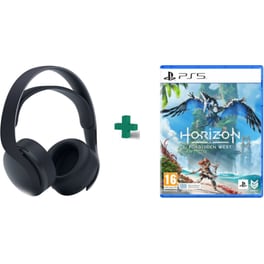 Sony PS5 Pulse 3D Gaming Ασύρματα Ακουστικά 2.4 GHz/3.5mm - Μαύρα + Horizon Forbidden West