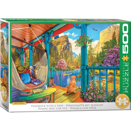 Παζλ Eurographics Hammock With A View by Dominic Davison (500 Κομμάτια) image 0