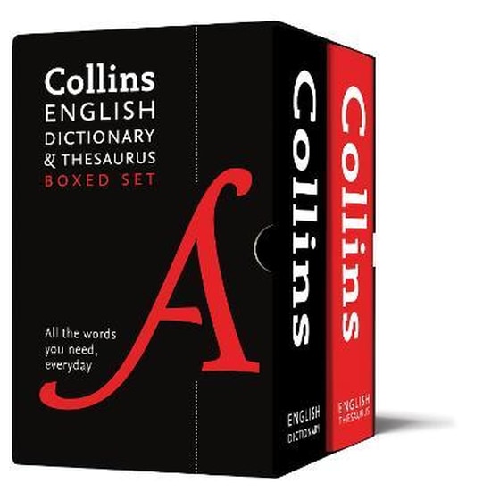English Dictionary and Thesaurus Boxed Set image 0