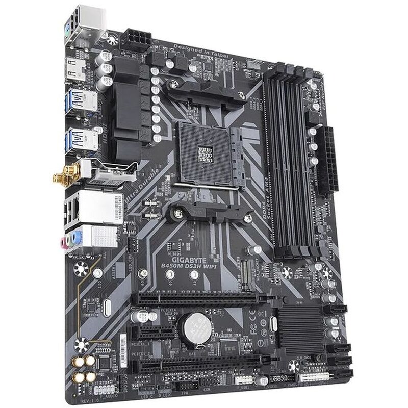 Μητρική Κάρτα Gigabyte B450M DS3H WIFI Micro ATX με AMD AM4 Socket (rev. 1.4)