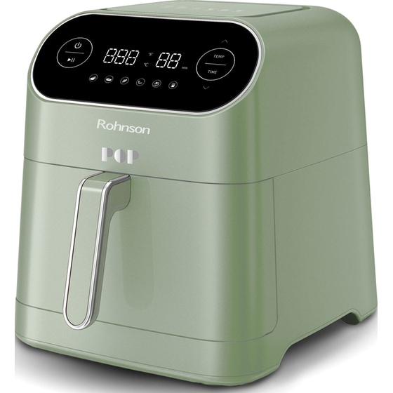 ROHNSON R-2859G Pop με Αποσπώμενο Κάδο 1800 W 7 L Πράσινο Φριτέζα Αέρος image 1