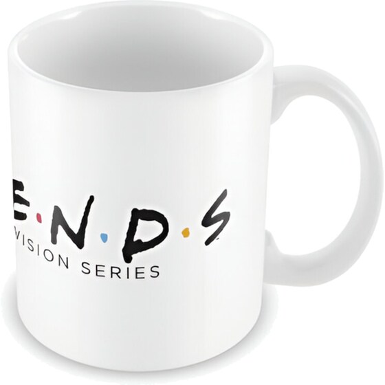 Κούπα Erik Friends Logo Κεραμική 350 ml - Λευκή image 3