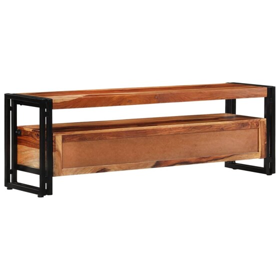 Έπιπλο Τηλεόρασης VidaXL Ξύλινο/Μεταλλικό 120x30x40cm - Kαφέ/Μαύρο image 3