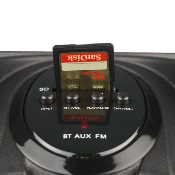 Party Speaker Akai SS022A-X6 30W Karaoke με Ασύρματo Μικρόφωνo - Μαύρο image 16