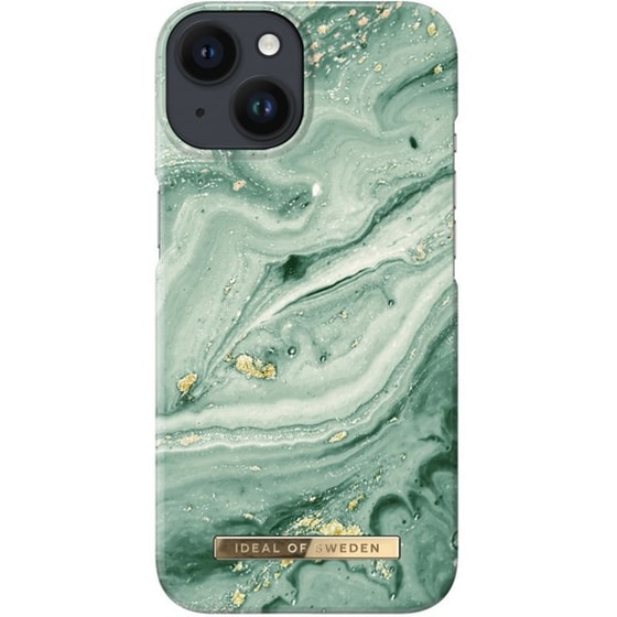 Θήκη Apple iPhone 14 -iDeal of Sweden Fashion Case - Mint Swirl Marble image 0