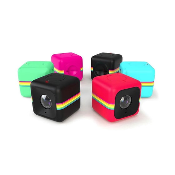 Action Camera Polaroid Cube+ HD WiFi & κάρτα μνήμης 8GB & bumper  Μαύρο image 2